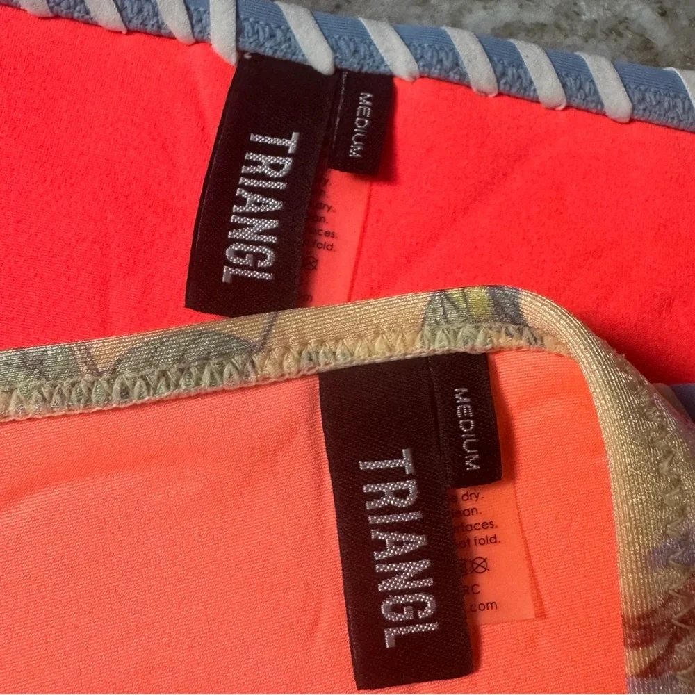 TRIANGL neoprene bikini swim bottom Size Medium (lot of 2)